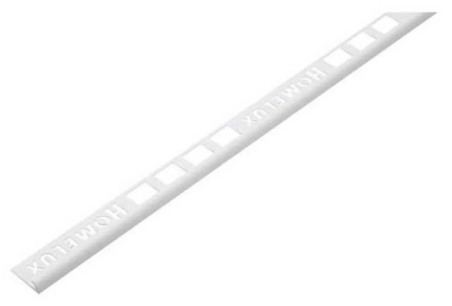 Homelux 6mm Round Edge PVC Tile Trim - White - 1.83m 1 Homelux 6mm Round Edge PVC Tile Trim - White - 1.83m