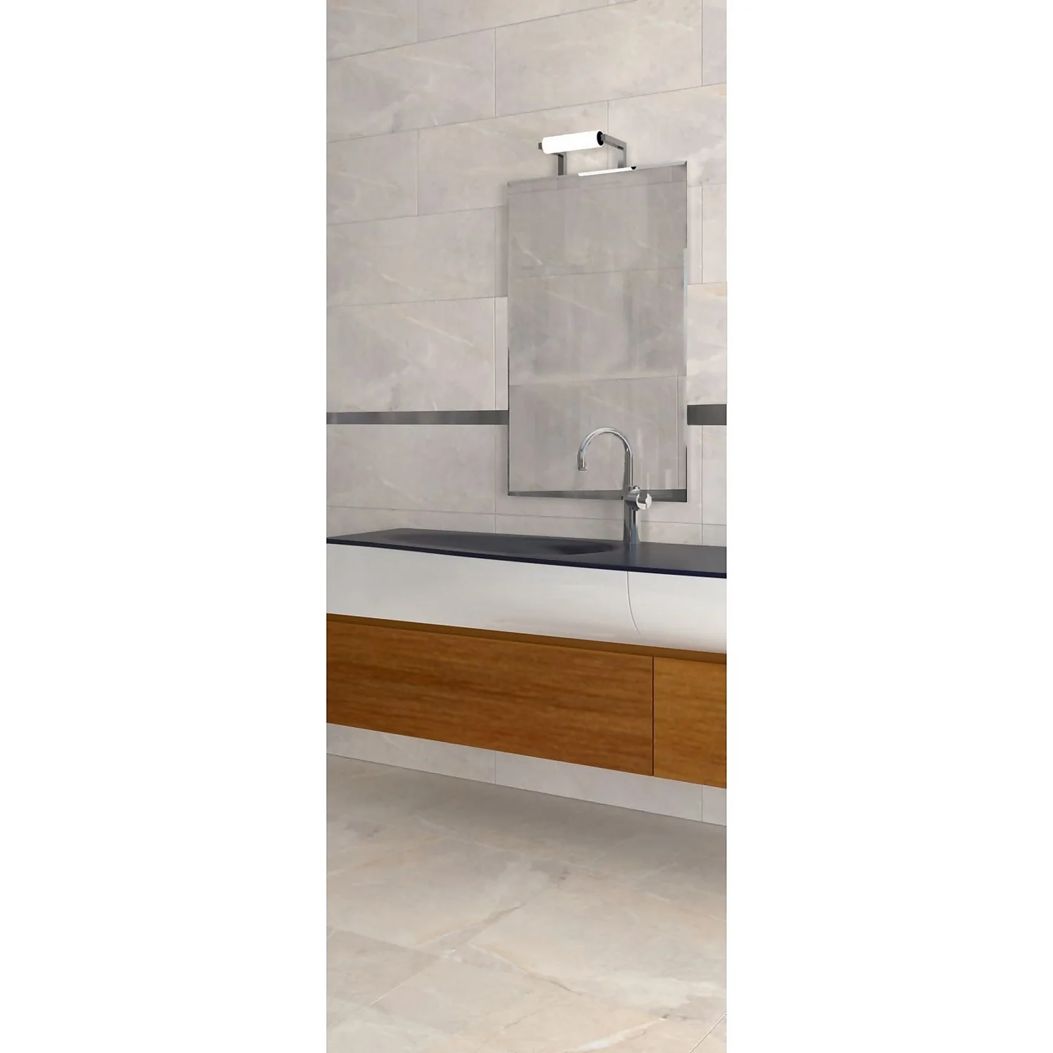 None Anais Bone Porcelain Wall & Floor Tile 300 X 600mm - 1.08sqm Pack 3 None Anais Bone Porcelain Wall & Floor Tile 300 X 600mm - 1.08sqm Pack - Image 3