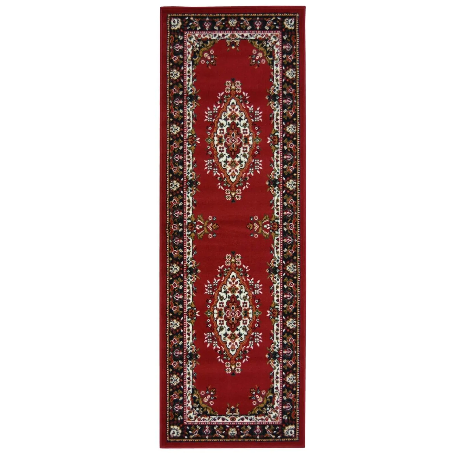 Maestro Medallion Red Rug - 67 X 200cm 1 Maestro Medallion Red Rug - 67 X 200cm