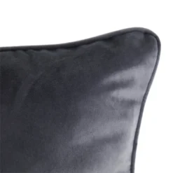 None Large Plain Velvet Cushion - Dark Grey - 58x58cm 7 None Large Plain Velvet Cushion - Dark Grey - 58x58cm -Home Base Sales Shop 12827085 1004832958296109