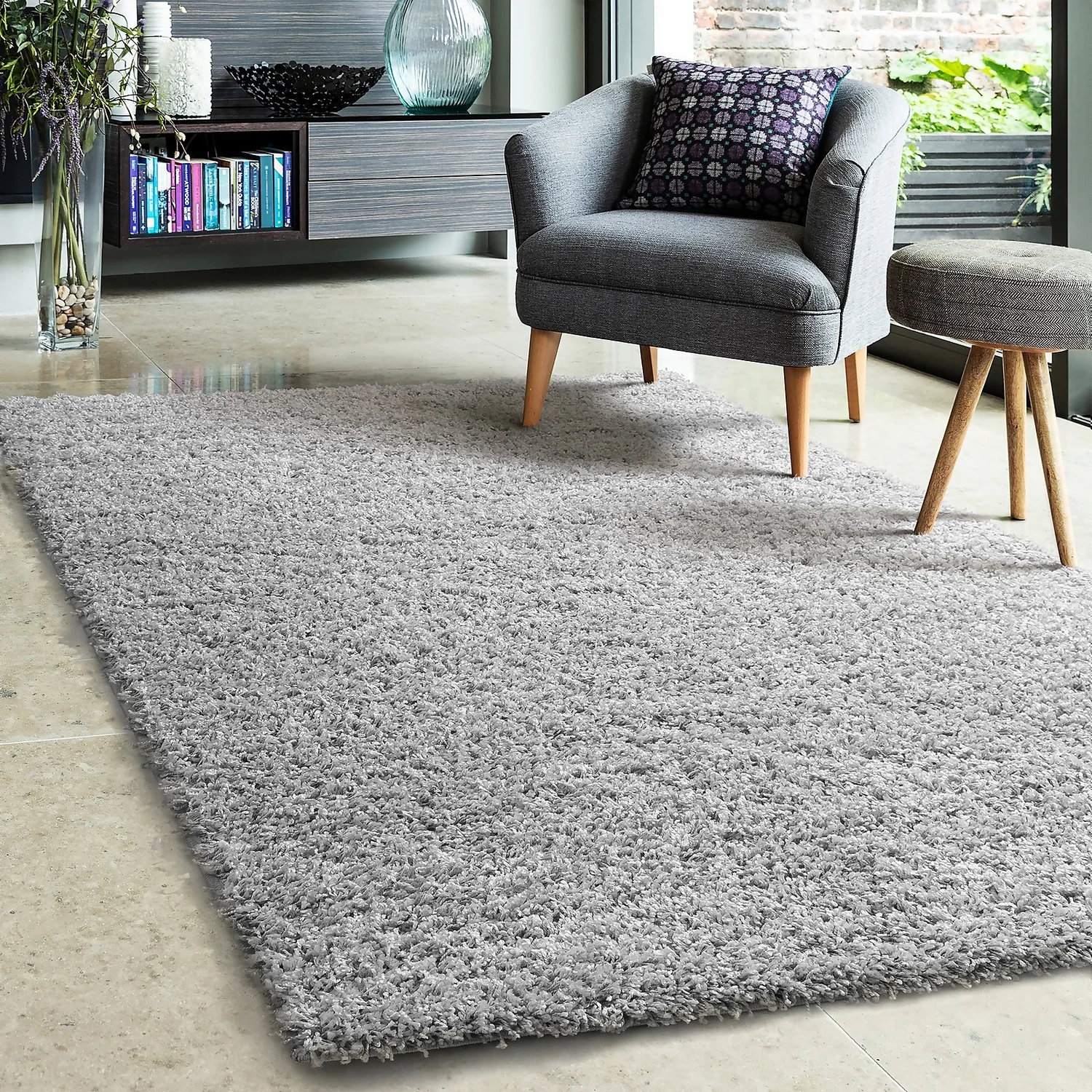 Jazz Rug Silver Rug - 200 X 290cm 2 Jazz Rug Silver Rug - 200 X 290cm - Image 2