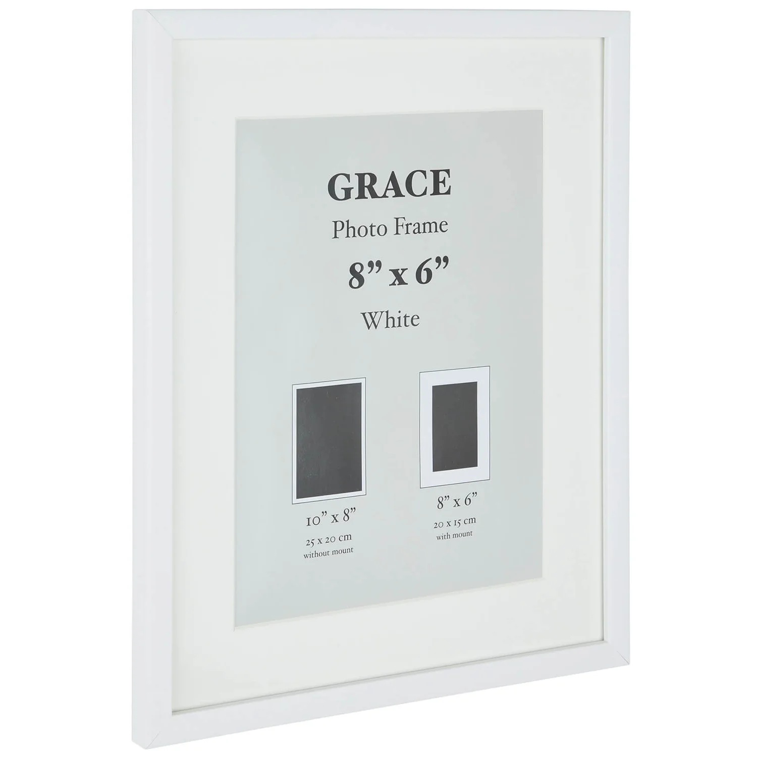 Grace Picture Frame 8 X 6 - White 1 Grace Picture Frame 8 X 6 - White