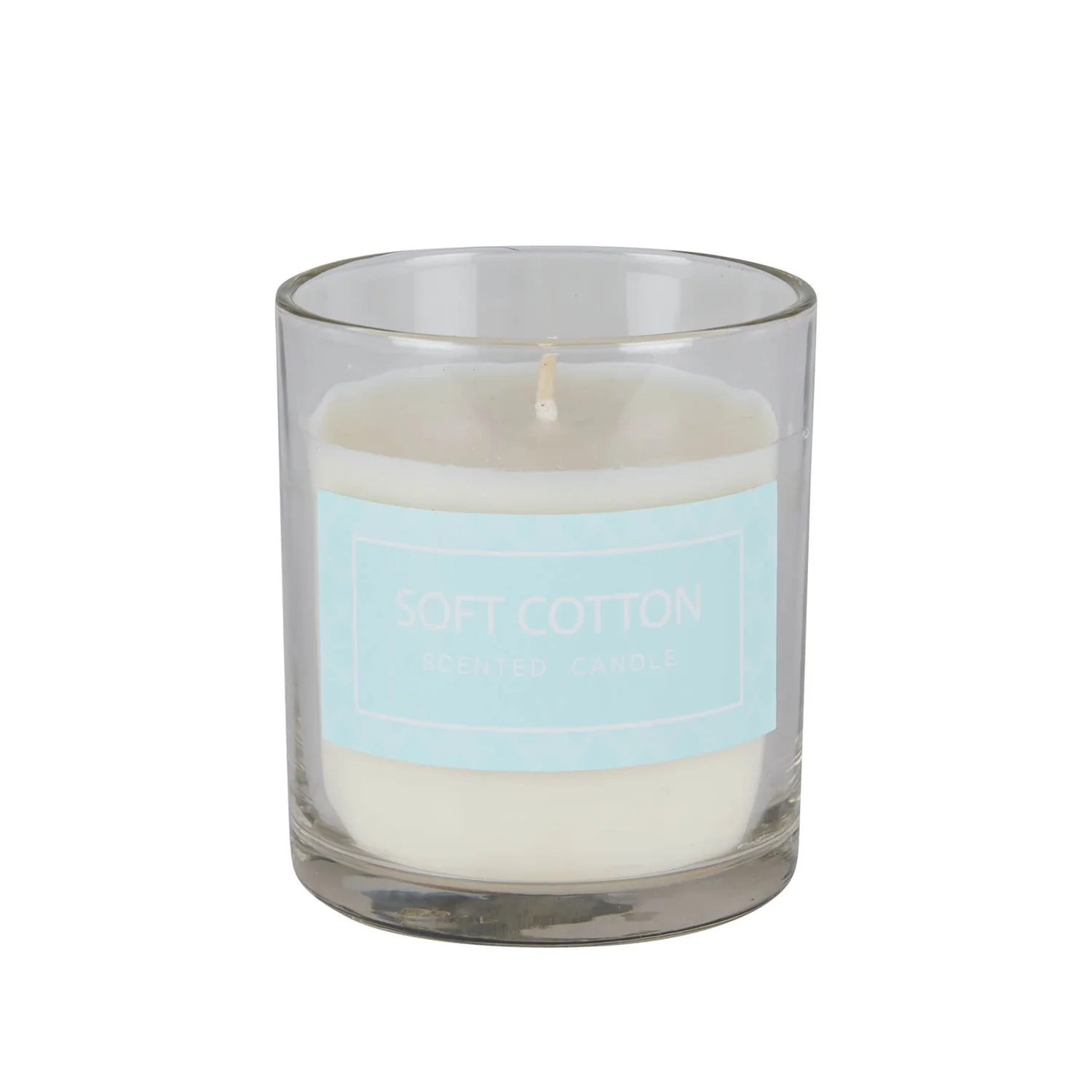 Soft Cotton Glass Candle 1 Soft Cotton Glass Candle