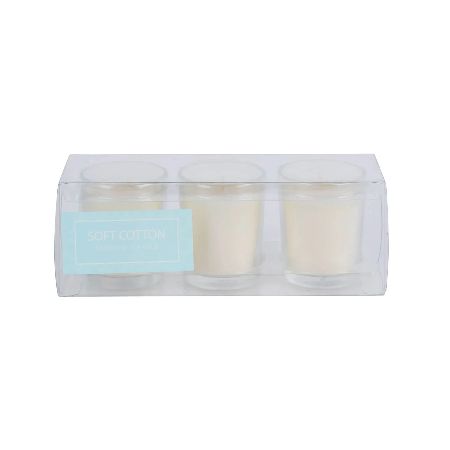 Soft Cotton Votive Candle - 3 Pack 1 Soft Cotton Votive Candle - 3 Pack