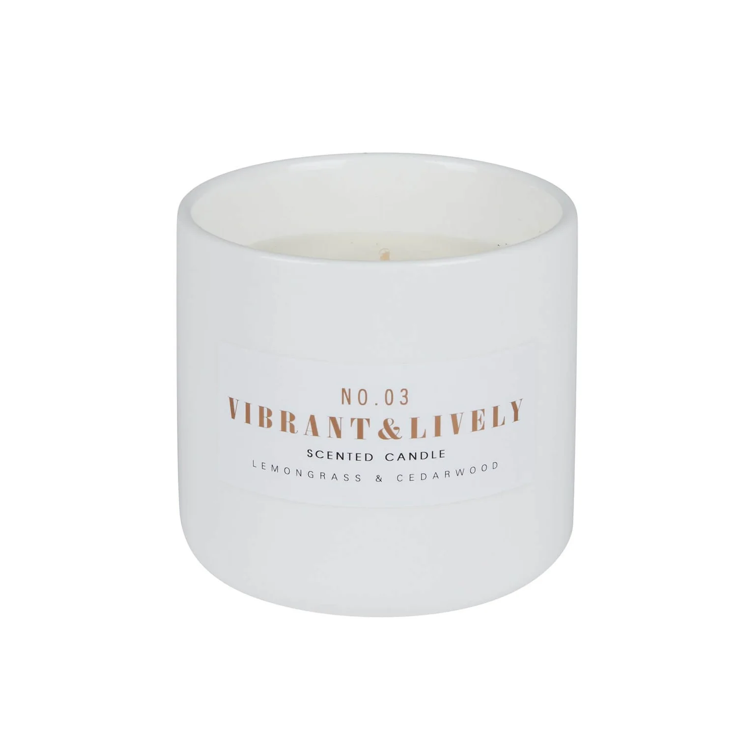 Lemongrass & Cedarwood Ceramic Candle 1 Lemongrass & Cedarwood Ceramic Candle