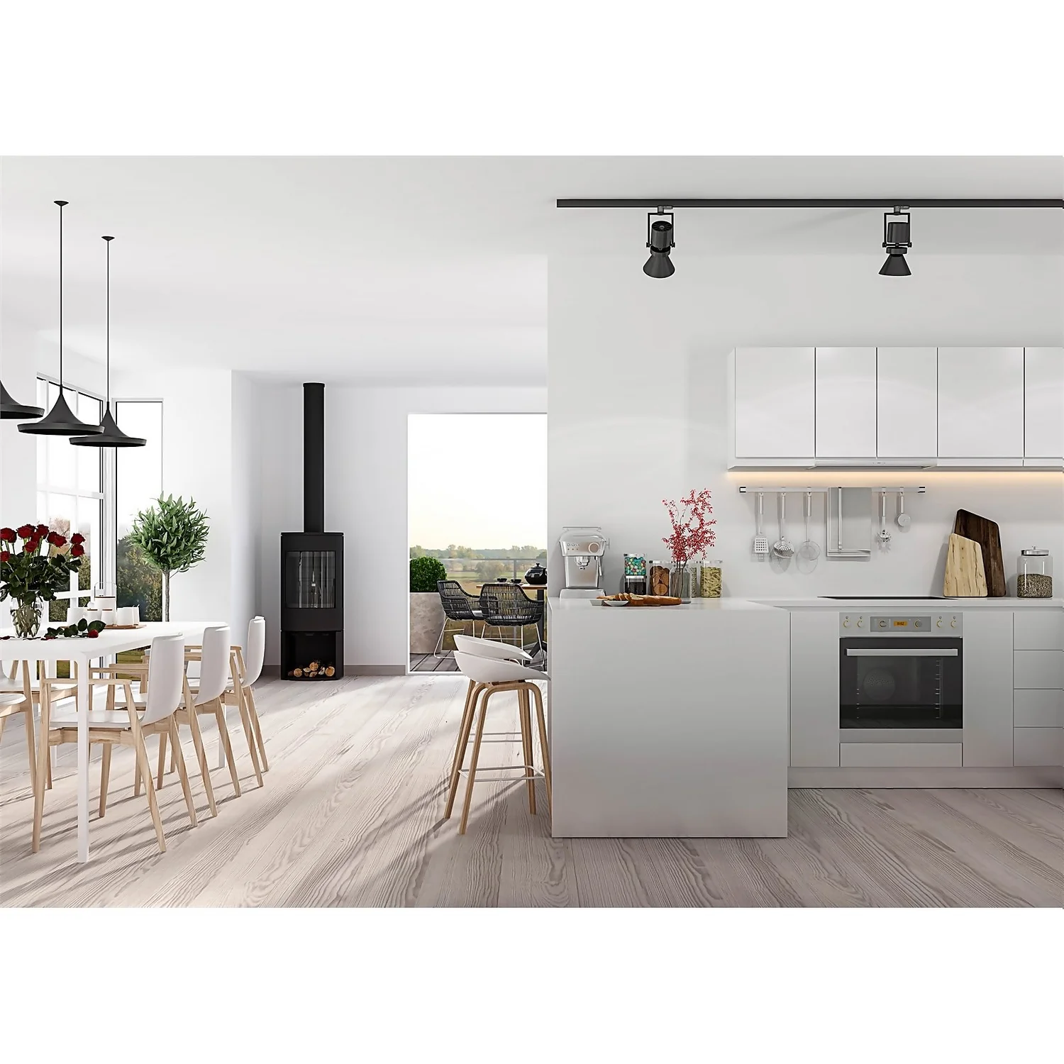 Kraus Rigid Core Luxury Vinyl Floor Tiles - Rydal 1 Kraus Rigid Core Luxury Vinyl Floor Tiles - Rydal