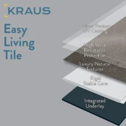 Kraus Rigid Core Luxury Vinyl Floor Tiles - Parson 9 Kraus Rigid Core Luxury Vinyl Floor Tiles - Parson -Home Base Sales Shop 12830668 9574951621207137
