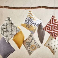 None Folded Velvet Cushion - Grey 7 None Folded Velvet Cushion - Grey -Home Base Sales Shop 12836764 1204832979150351