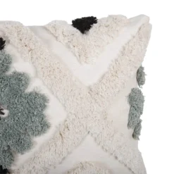 None Tufted Geometric Cushion - Olive - 30x50cm -Home Base Sales Shop 12839775 5524832958202509