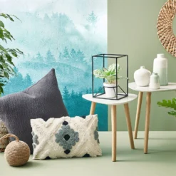 None Tufted Geometric Cushion - Olive - 30x50cm -Home Base Sales Shop 12839775 8294832958481593