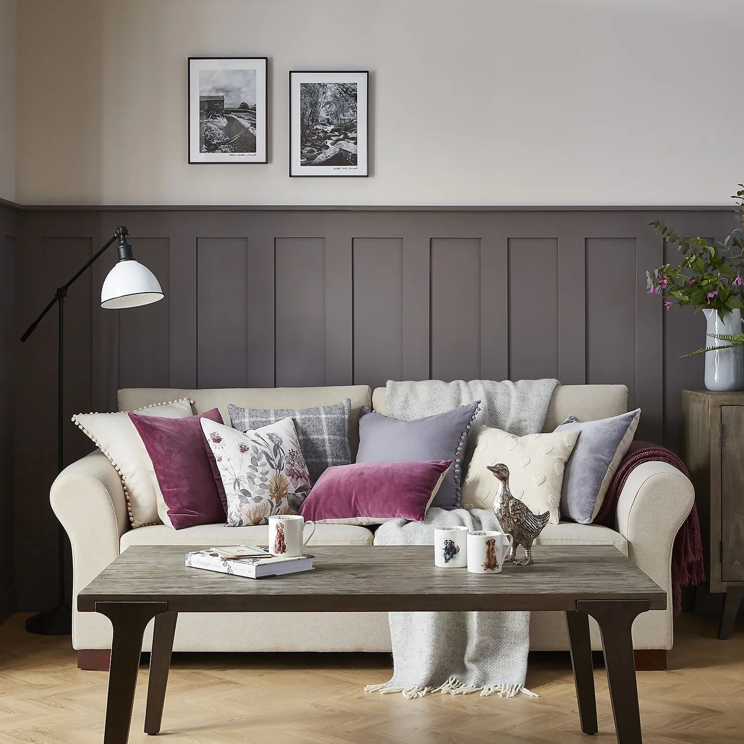 Meadow Printed Cushion - 43x43cm 2 Meadow Printed Cushion - 43x43cm - Image 2