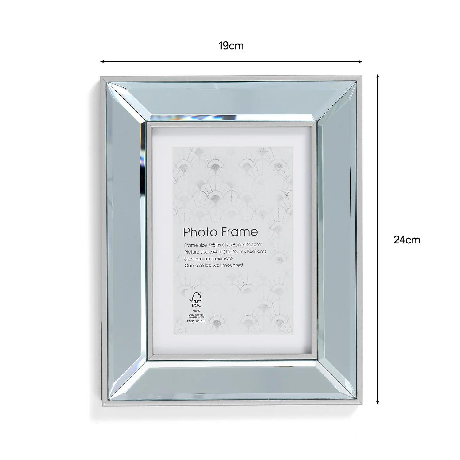 Bevelled Photo Frame - 6x4" 3 Bevelled Photo Frame - 6x4" - Image 3