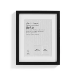 Box Photo Frame - 8x6" - Black -Home Base Sales Shop 12879249 4824853904614874