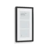 Box Photo Frame Multi Aperture - 40x20cm - Black
