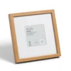 Box Photo Frame - 4x4" - Oak