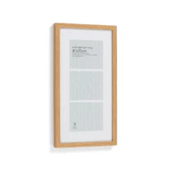 Box Photo Frame Multi Aperture - 40x20cm - Oak