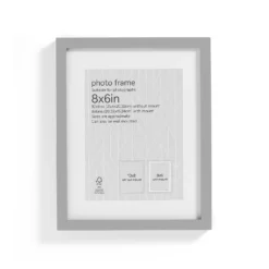 Box Photo Frame - 8x6" - Grey 8 Box Photo Frame - 8x6" - Grey -Home Base Sales Shop 12879255 1844853904645993