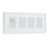 Box Photo Frame Multi Aperture - 60x25cm - White