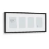 Box Photo Frame Multi Aperture - 60x25cm - Black