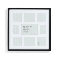 Box Photo Frame Multi Aperture - 40x40cm - Black 7 Box Photo Frame Multi Aperture - 40x40cm - Black -Home Base Sales Shop 12879262 9104940538513816
