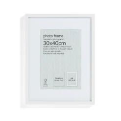 Box Photo Frame - 30x40cm - White 8 Box Photo Frame - 30x40cm - White -Home Base Sales Shop 12879265 9674853904087105