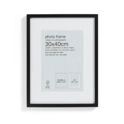 Box Photo Frame - 30x40cm - Black -Home Base Sales Shop 12879268 1334853904108831