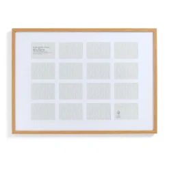 Box Photo Frame Multi Aperture - 50x70cm - Oak -Home Base Sales Shop 12879271 3844853905018443