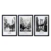 Framed Cities Prints - Set Of 3