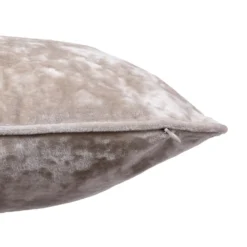 Large Crushed Velvet Cushion - Champagne - 58x58cm 5 Large Crushed Velvet Cushion - Champagne - 58x58cm -Home Base Sales Shop 12882319 8614843610974314