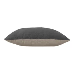 Country Living Velvet Linen Cushion - 45x45cm - Dark Grey -Home Base Sales Shop 12886820 1574853163308706