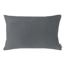 Country Living Velvet Linen Cushion 30x50cm - Warm Grey