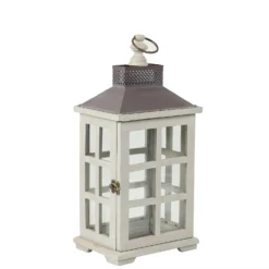 Country Living Wood Lantern - Medium