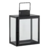 House Beautiful Metal Medium Lantern - Black
