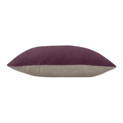 Country Living Velvet Linen Cushion - 45x45cm - Grape -Home Base Sales Shop 12887945 1334853162048937