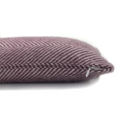 Country Living Wool Herringbone Cushion - 30x50cm - Grape -Home Base Sales Shop 12889096 2064858299725055