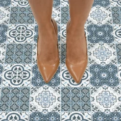 None FloorPops Peel And Stick Floor Tiles - Myriad -Home Base Sales Shop 12891296 1804849478155158