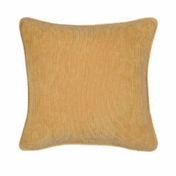 None Corduroy Cushion - 43x43cm - Ochre