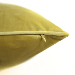 None Large Plain Velvet Cushion - Ochre - 58x58cm 8 None Large Plain Velvet Cushion - Ochre - 58x58cm -Home Base Sales Shop 12912566 1164845786453564