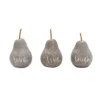 Set Of 3 Fruit Ornament