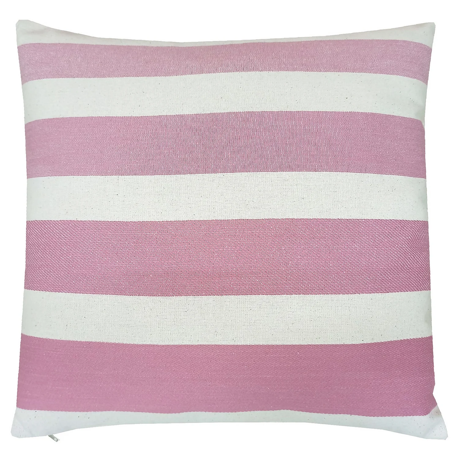 None Bold Gradient Stripe Cushin - Rose - 43x43cm 1 None Bold Gradient Stripe Cushin - Rose - 43x43cm