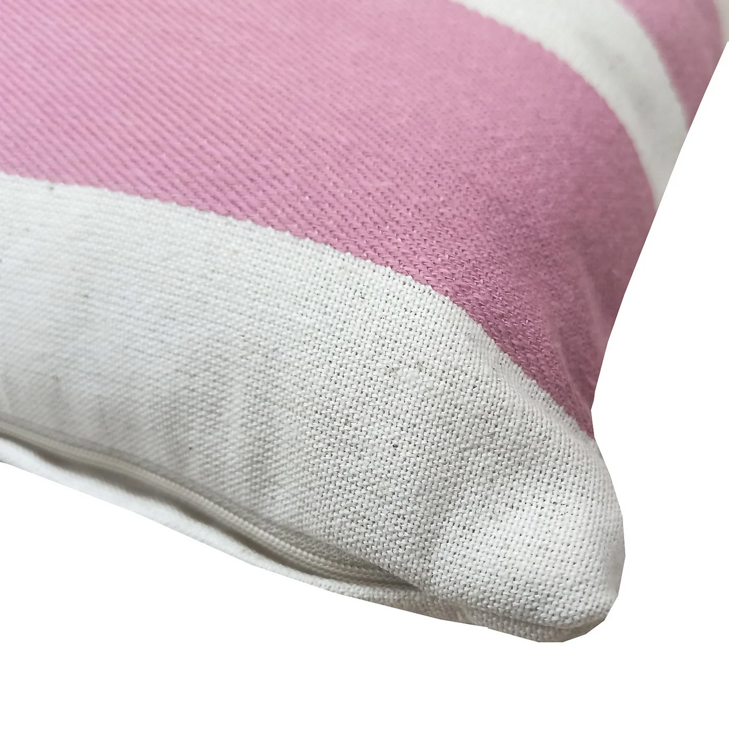 None Bold Gradient Stripe Cushin - Rose - 43x43cm 2 None Bold Gradient Stripe Cushin - Rose - 43x43cm - Image 2