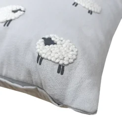 None French Knot Sheep Cushion - 43x43cm -Home Base Sales Shop 12940885 1924862494364190