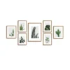 Set Of Gallery Frames 7pcs Oak