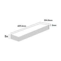 Plancs White Slate Self-Adhesive Vinyl Floor Tile - 5pc Pack Covers 0.93sqm 9 Plancs White Slate Self-Adhesive Vinyl Floor Tile - 5pc Pack Covers 0.93sqm -Home Base Sales Shop 12968597 4854946463268914