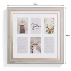 Bevelled Mirror Multi Frame Silver. -Home Base Sales Shop 13027967 1624930895998650