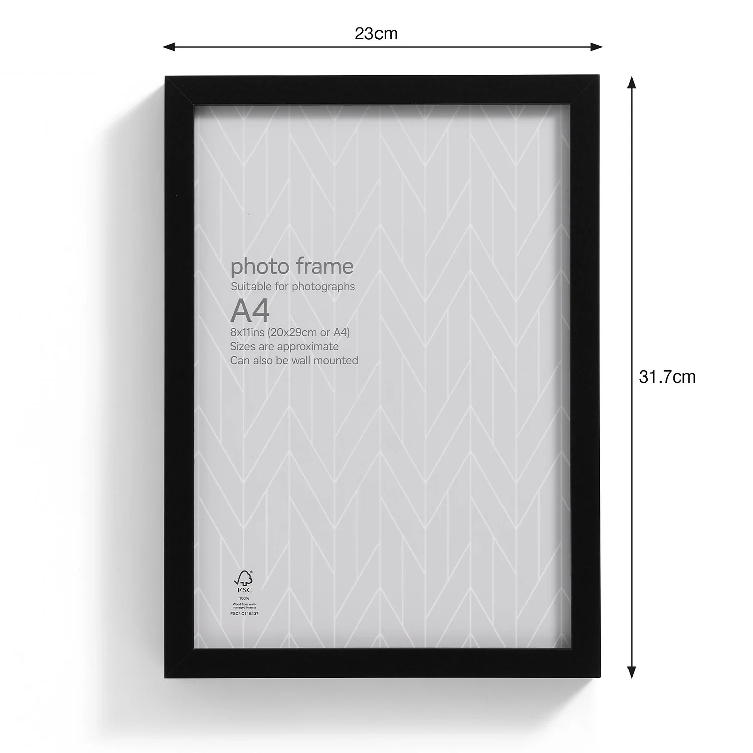 Box Photo Frame A4 Black. 4 Box Photo Frame A4 Black. - Image 4