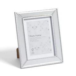 Bevelled Photo Frame 7x5 Silver. -Home Base Sales Shop 13027992 8654930896263583