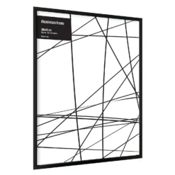 Aluminium Photo Frame - 30x40cm - Black