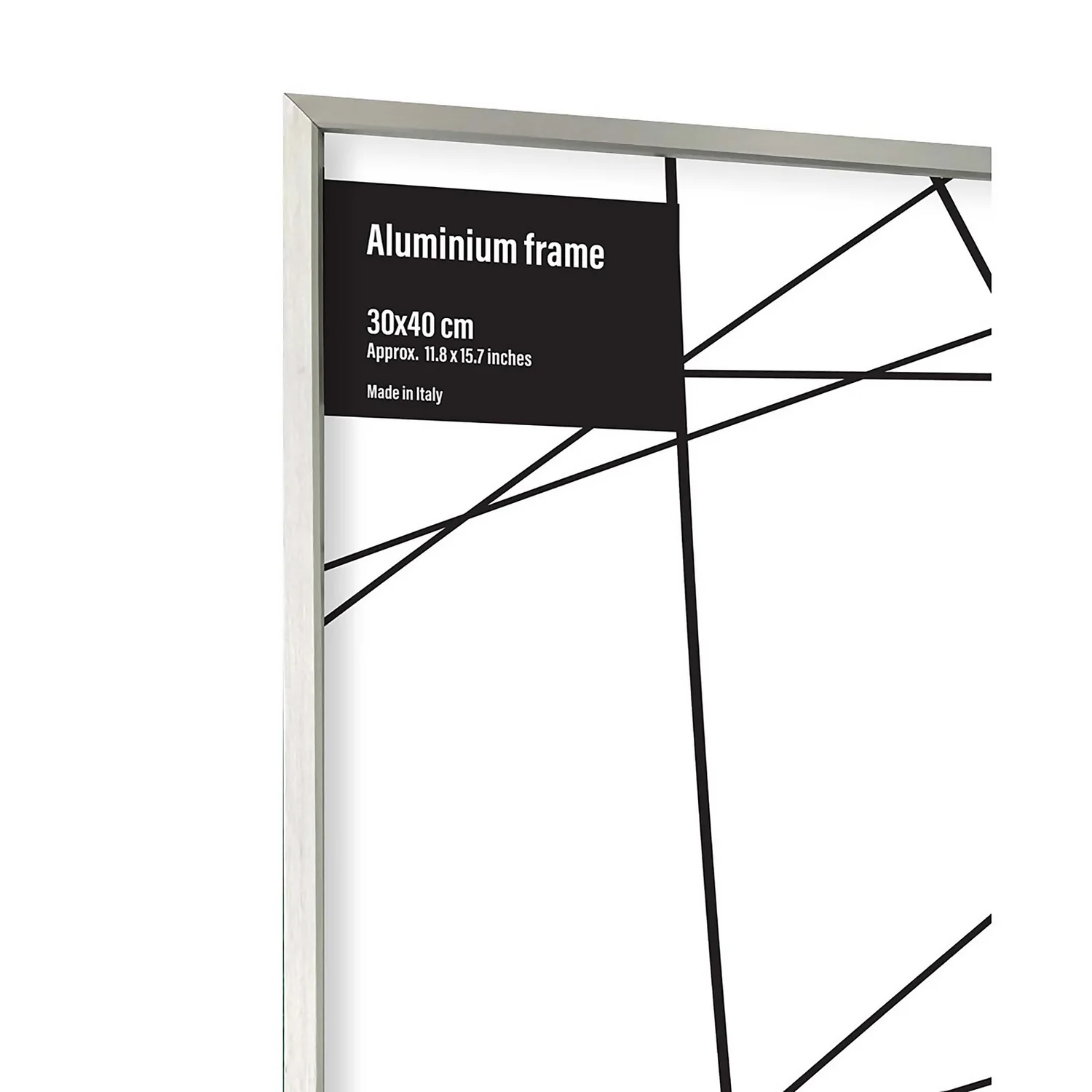 Aluminium Photo Frame - 30x40cm - Silver 2 Aluminium Photo Frame - 30x40cm - Silver - Image 2