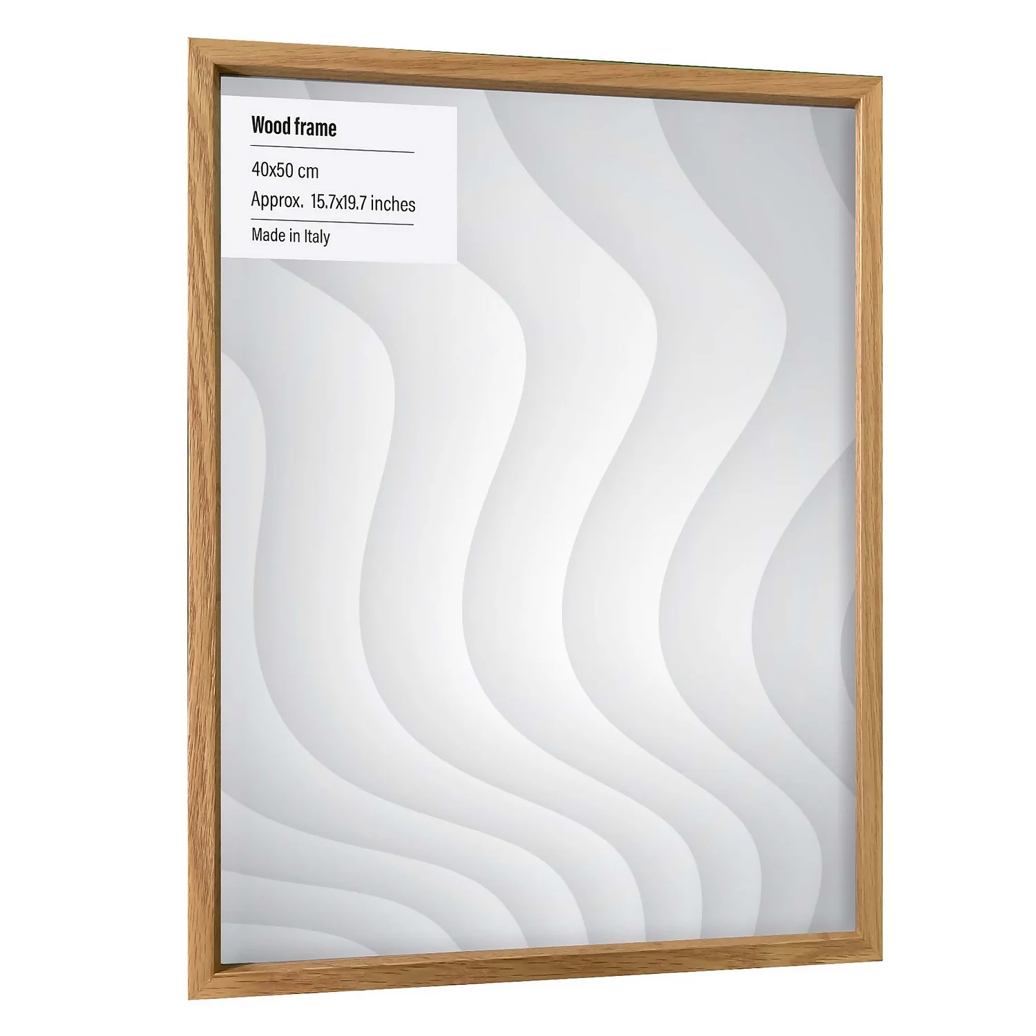 Wood Photo Frame - 40x50cm - Oak 1 Wood Photo Frame - 40x50cm - Oak